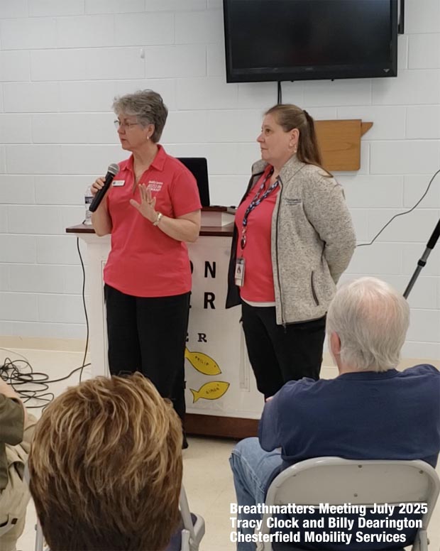 Tracy Clock and Billy Dearington Chesterfield Mobility Services